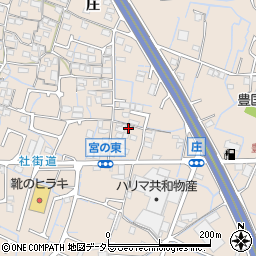 兵庫県姫路市飾東町庄230-4周辺の地図