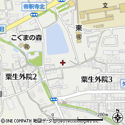 大阪府箕面市粟生外院5丁目1周辺の地図