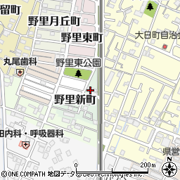 兵庫県姫路市野里新町2周辺の地図