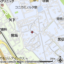 愛知県豊川市八幡町大宝山19周辺の地図