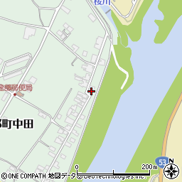 岡山県岡山市北区建部町中田233周辺の地図