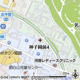 兵庫県姫路市名古山町8-43周辺の地図