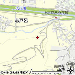 静岡県島田市志戸呂周辺の地図