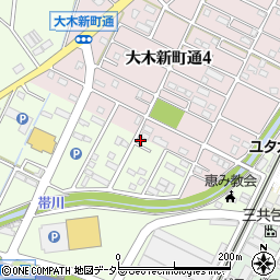 愛知県豊川市本野ケ原4丁目79周辺の地図
