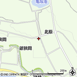 愛知県常滑市大谷爺狭間周辺の地図