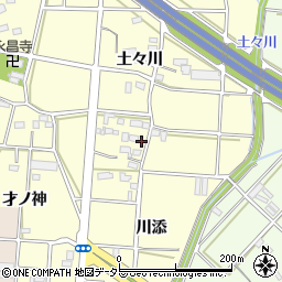 愛知県豊川市樽井町川添26周辺の地図