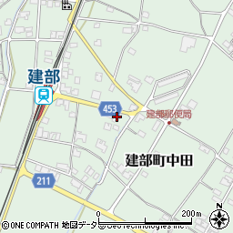 岡山県岡山市北区建部町中田574周辺の地図