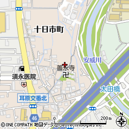 大阪府茨木市十日市町13-20周辺の地図