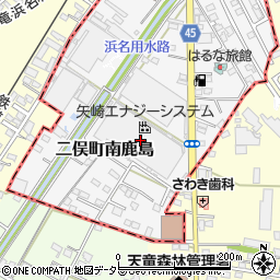 矢崎エナジーシステム株式会社　天竜工場周辺の地図
