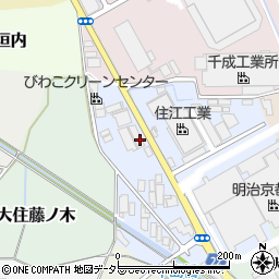 京都府京田辺市大住池ノ端65-2周辺の地図