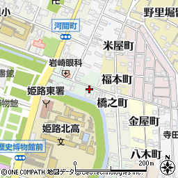 兵庫県姫路市鍵町4周辺の地図