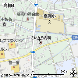 静岡県藤枝市高柳1292周辺の地図