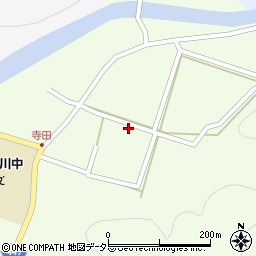兵庫県相生市若狭野町寺田172周辺の地図