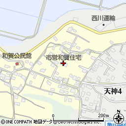 市営和賀住宅周辺の地図