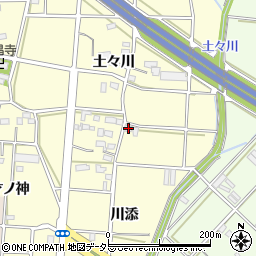 愛知県豊川市樽井町川添27周辺の地図