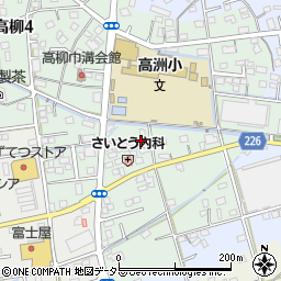 静岡県藤枝市高柳1298-6周辺の地図