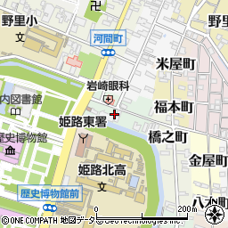兵庫県姫路市鍵町周辺の地図