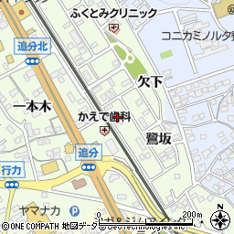 愛知県豊川市御油町鷺坂56周辺の地図