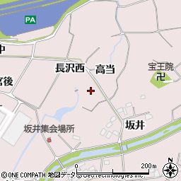 愛知県豊橋市賀茂町高当周辺の地図