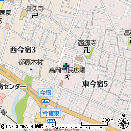 姫路市役所　市民局高岡市民センター周辺の地図