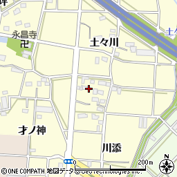 松井水道周辺の地図