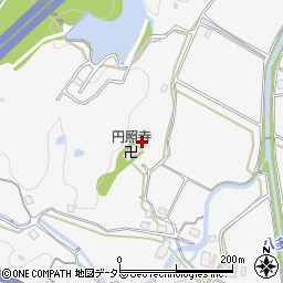 兵庫県神戸市北区八多町上小名田2372周辺の地図