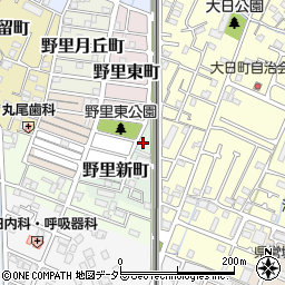 兵庫県姫路市野里新町2-38周辺の地図