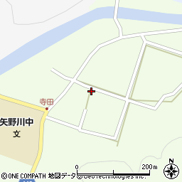 兵庫県相生市若狭野町寺田176周辺の地図