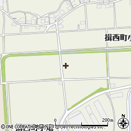 兵庫県たつの市揖西町小畑周辺の地図