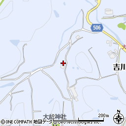 兵庫県三木市吉川町水上1271-1周辺の地図