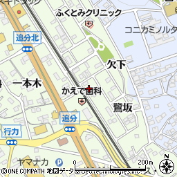 愛知県豊川市御油町鷺坂58周辺の地図