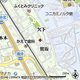 愛知県豊川市御油町欠下32周辺の地図
