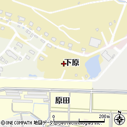 愛知県知多郡武豊町下原周辺の地図