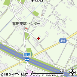 愛知県豊川市篠田町割塚周辺の地図
