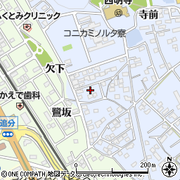 愛知県豊川市八幡町大宝山12周辺の地図