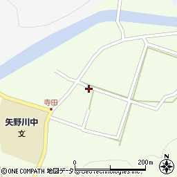 兵庫県相生市若狭野町寺田212周辺の地図