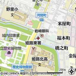 兵庫県姫路市鍵町13周辺の地図