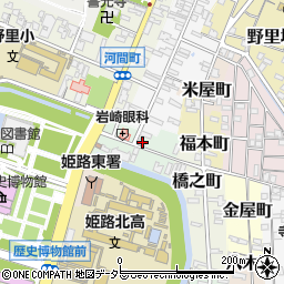 兵庫県姫路市鍵町20周辺の地図