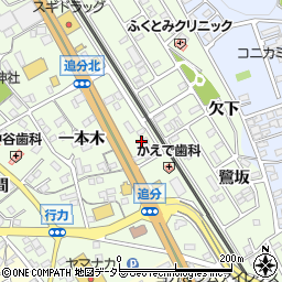 愛知県豊川市御油町万福寺周辺の地図