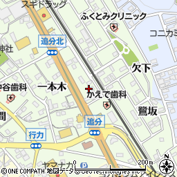 愛知県豊川市御油町（万福寺）周辺の地図