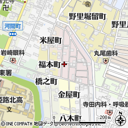 兵庫県姫路市五郎右衛門邸26周辺の地図