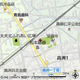 松本紙器製作所倉庫周辺の地図