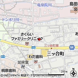 静岡県島田市三ッ合町1262周辺の地図