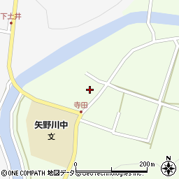 兵庫県相生市若狭野町寺田345周辺の地図
