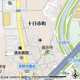 大阪府茨木市十日市町13-3周辺の地図
