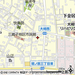 愛知県豊川市大崎町（小林）周辺の地図