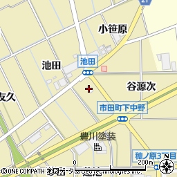 ファミリーマート豊川赤塚山公園前店周辺の地図