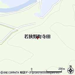 兵庫県相生市若狭野町寺田周辺の地図
