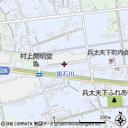 静岡県藤枝市兵太夫周辺の地図