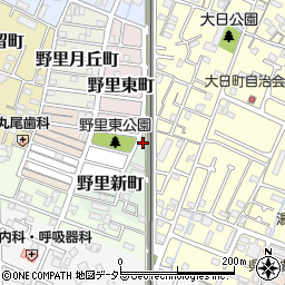 兵庫県姫路市野里新町2-43周辺の地図